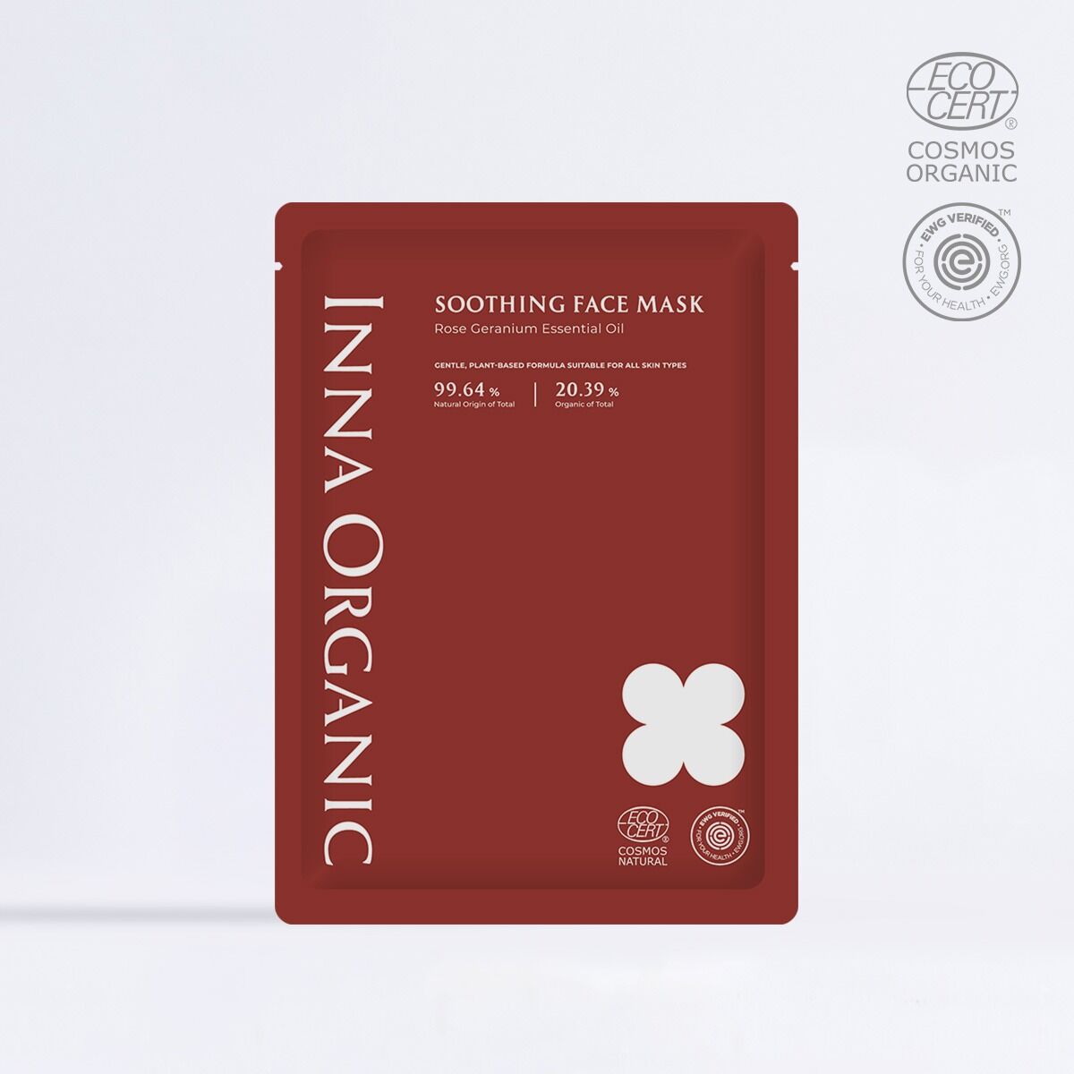 【限時任選65折起】玫瑰天竺葵舒緩精油面膜