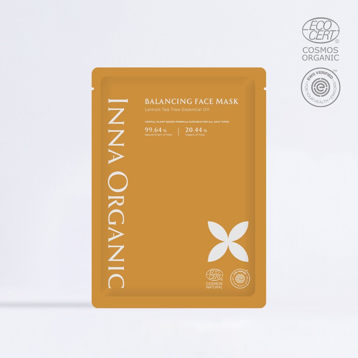 【限時任選65折起】檸檬茶樹平衡精油面膜